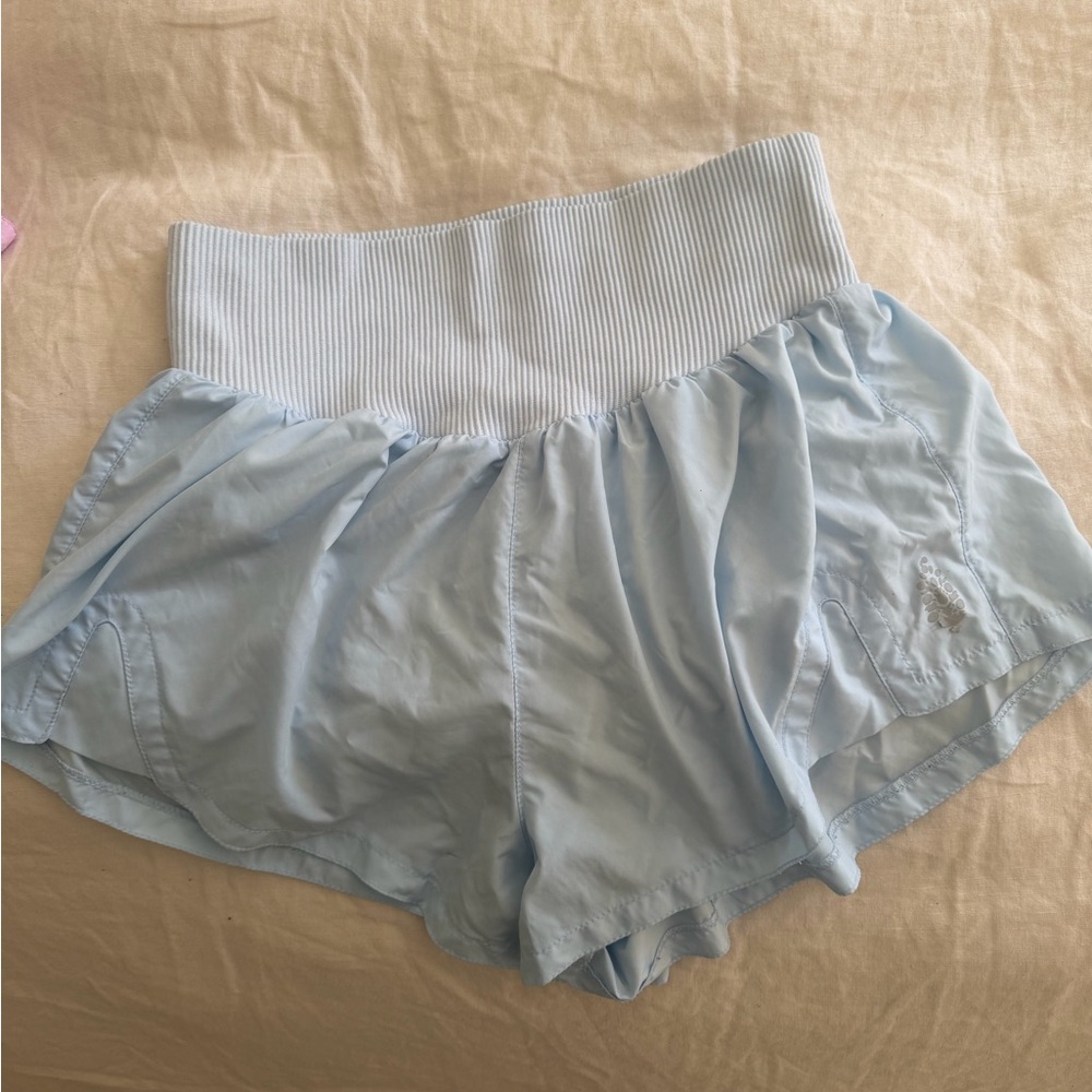 FP Movement by Free People Light Blue Athletic Shorts